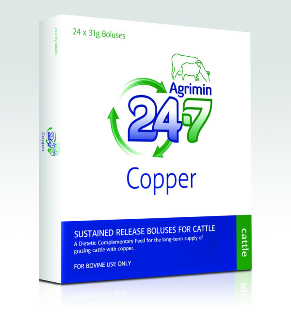 Agrimin 24-7 Copper Bolus Cattle 24 X 31Grm