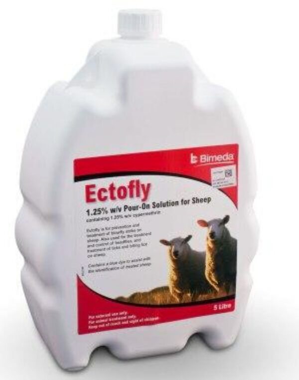 Ectofly 12.5Mg/Ml Pour-On Sheep 5L