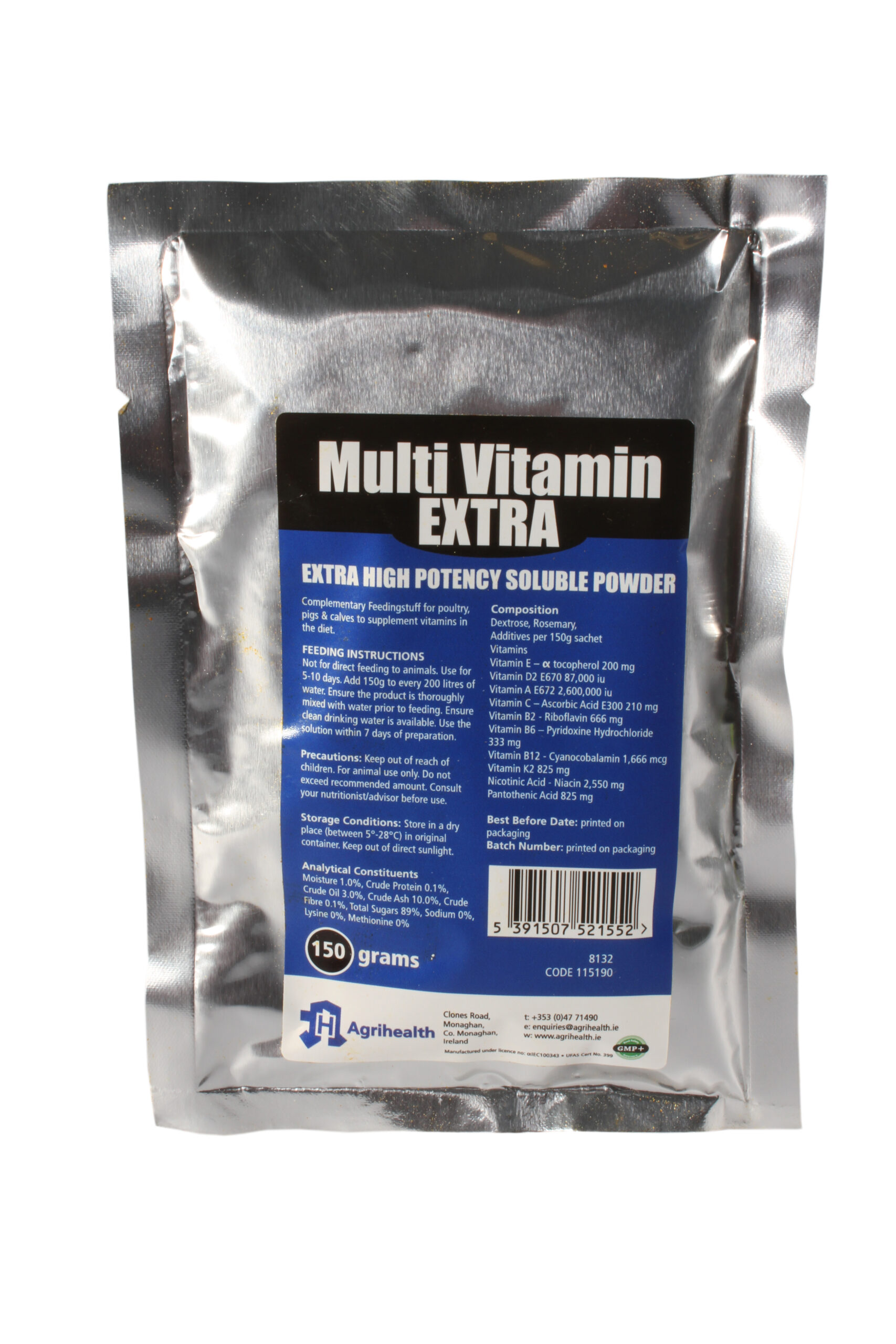 Agrihealth Multivit Extra 150G