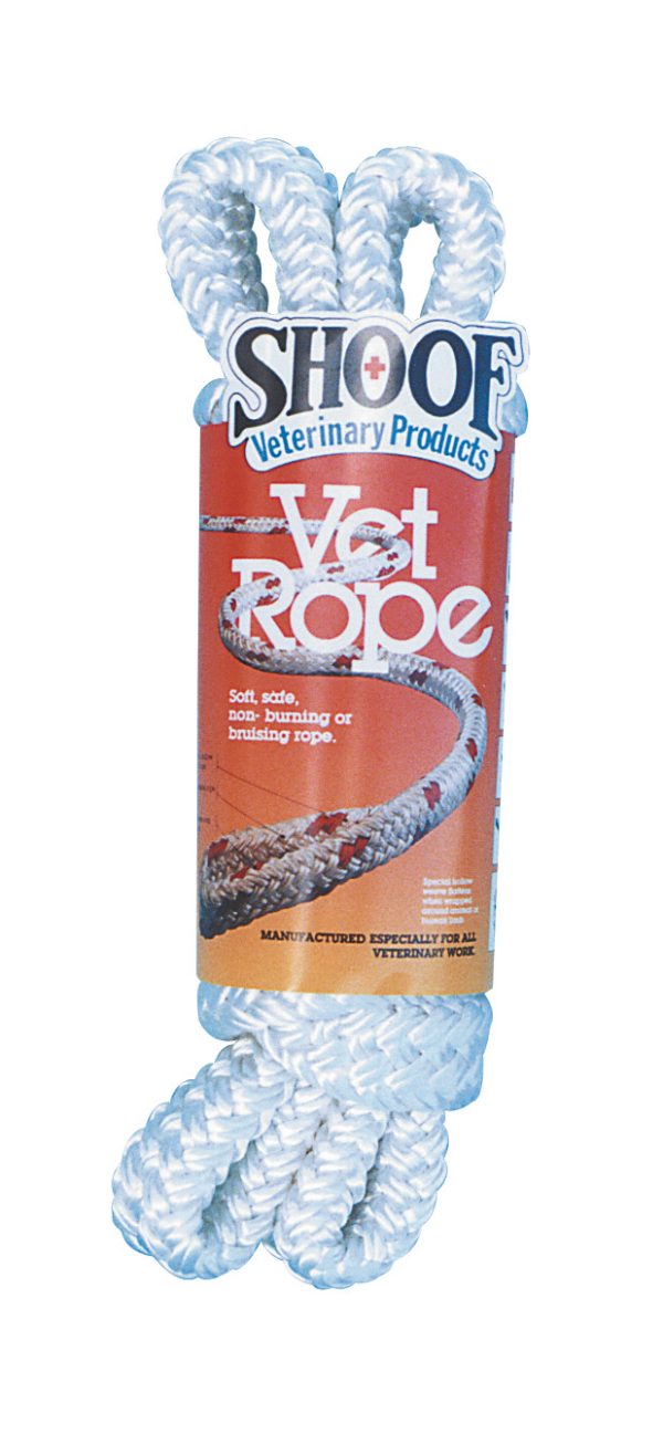 Vet Rope 2.5m White Shoof